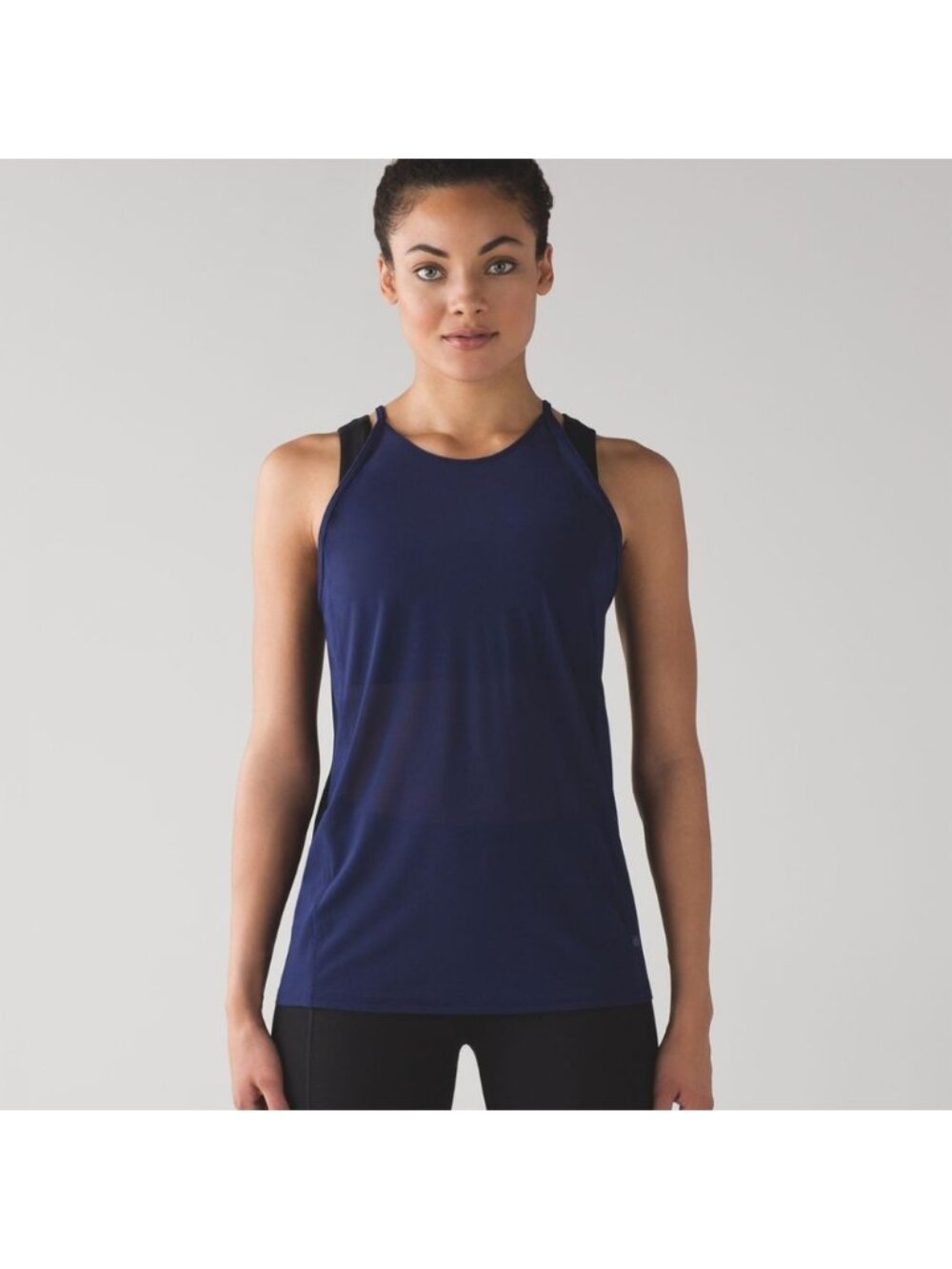Lululemon Featherlight Singlet Mesh Hero Blue